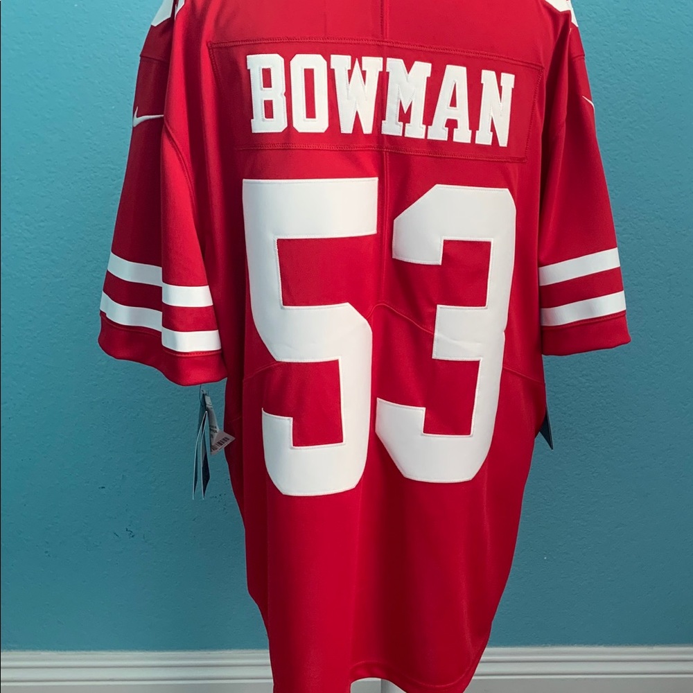 San Francisco 49ers Nike Limited Red Home Jersey - Picture 4 of 8